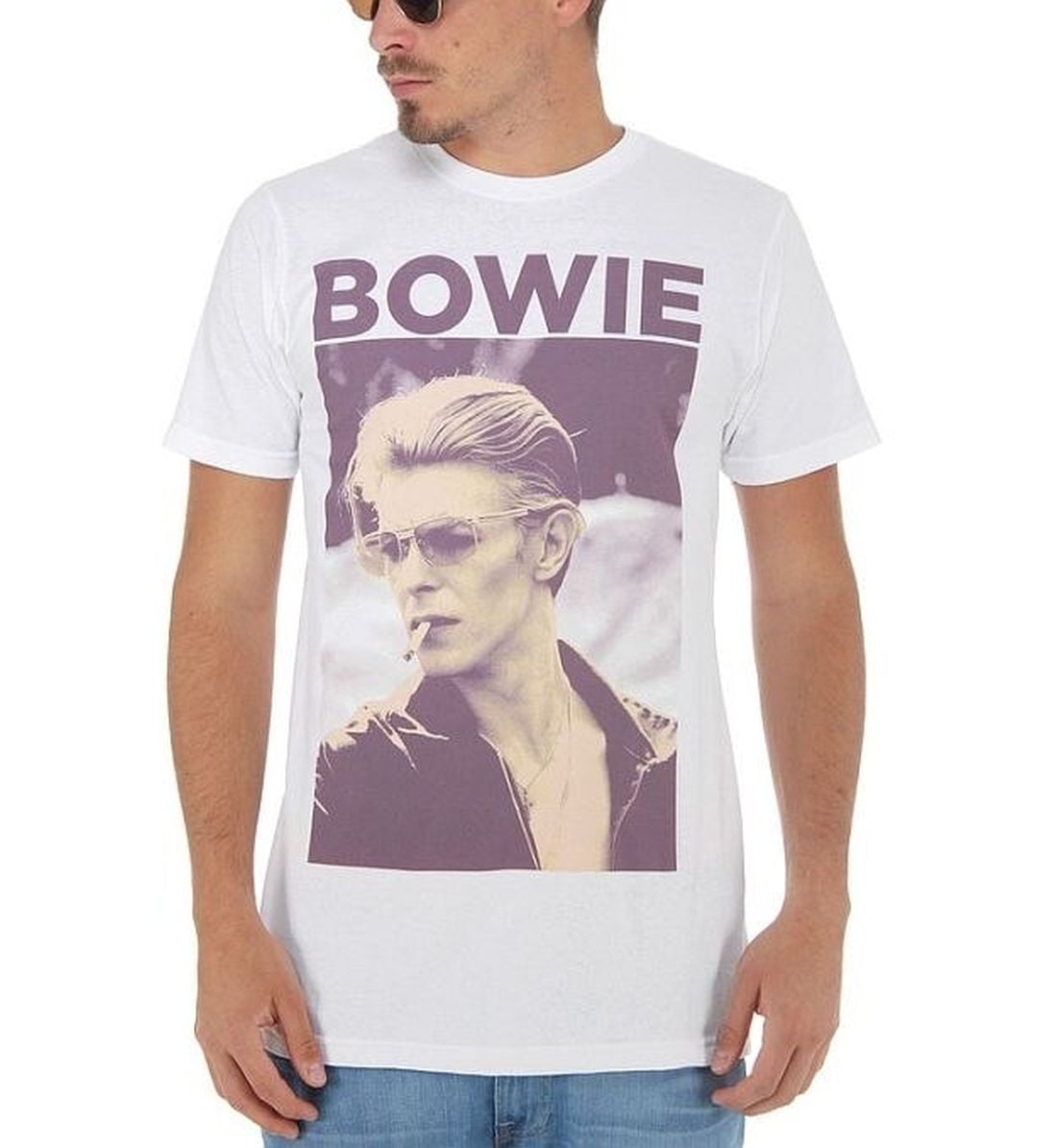 Bravado - David Bowie Smoking Classic T-Shirt - Walmart.com - Walmart.com
