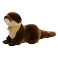 thumbnail image 2 of Aurora - Medium Brown Miyoni - 14.5" River Otter - Realistic Stuffed Animal, 2 of 2