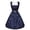 2Blue, variant on Xijirk Women's Dirndl Dress Traditional Bavarian Square Neck Lace Puff Sleeve Vertical Line Geometric Diamond Midi Bow Sash for Oktoberfest Themed Party Cosplay,S