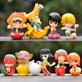 thumbnail image 1 of Mini figuras de acción de Anime de una pieza, sombrero de paja, Luffy, Joba, juguetes, adornos de Micro paisaje, DIY, 9 piezas por juego, 1 of 5