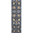 thumbnail image 2 of Nourison Passion Floral Navy 1'10" x 6' Area Rug, (2x6), 2 of 7