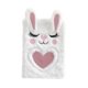 thumbnail image 3 of Girls Boys Plush Notebook Diary 3D Cute Animal Designs A5 Size Journal School Birthday for Girls Kids White Rabbit, 3 of 3