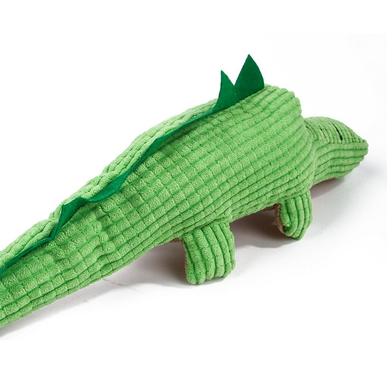 Alligator dog top toy no stuffing
