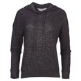 thumbnail image 3 of Boxercraft BW1501 Women's Cuddle Soft Hoodie-Black Heather-L, 3 of 4
