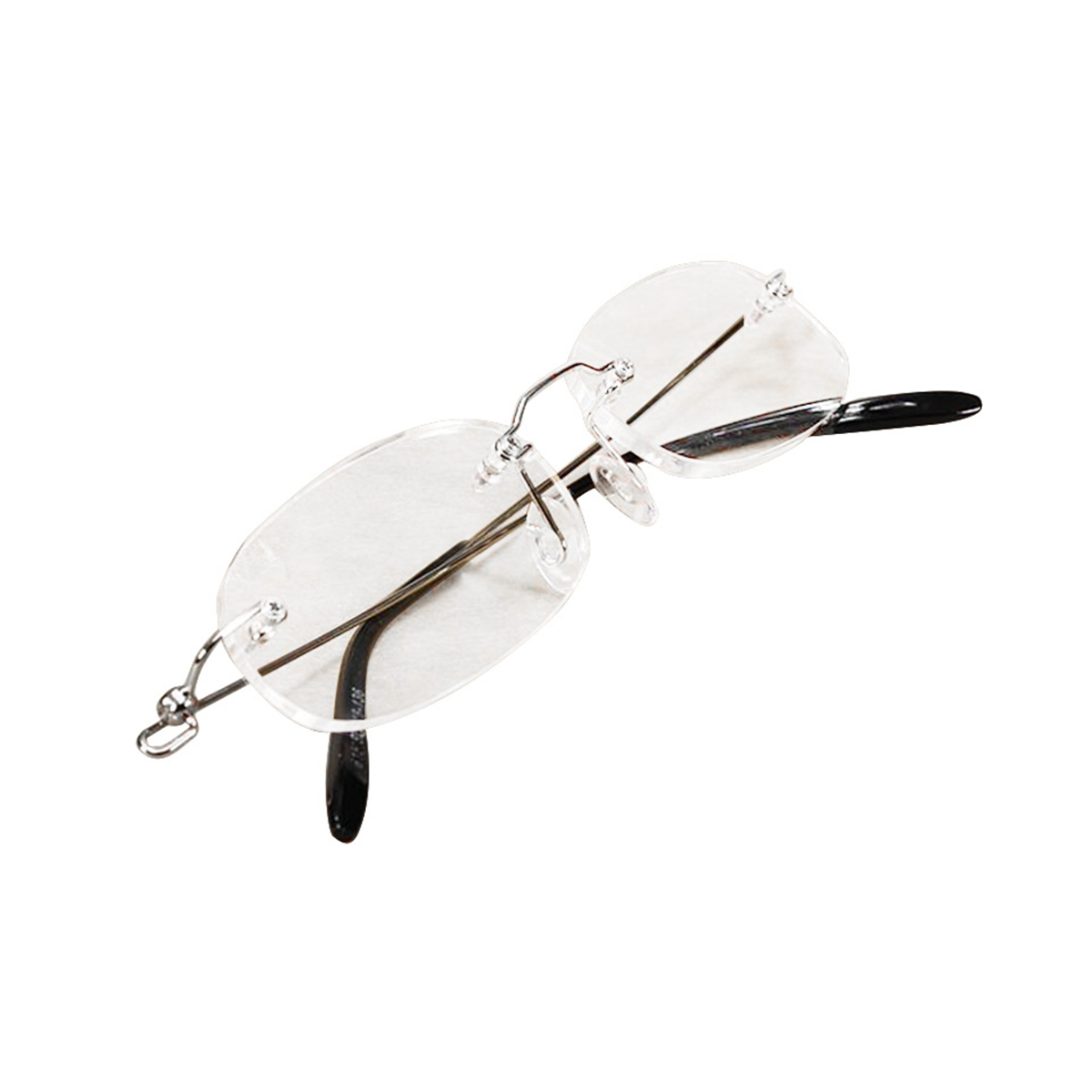 2X Unisex Flexible Rimless Reading Glasses Light Eyeglass 2.00 with