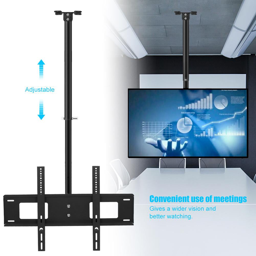 Walfront 32 63in Tv Ceiling Mount, Can You Mount A Tv To The Ceiling