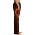 thumbnail image 4 of Men's Fashion Loose Casual Printed Valentine's Day Pattern Lounge Pants Comfort Sleepwear Drawstring Elastic Waist Home Wear 2026 Wine 3XL, 4 of 7