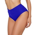 thumbnail image 1 of Women's Swim Bottom High Waist Retro Basic Full Coverage Bikini Tankini Swimsuit Briefs, 1 of 5