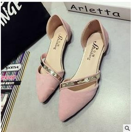 slip on pointed toe flats
