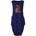 thumbnail image 1 of Leutsin Robe Maxi d'Été pour Femme Sans Manches, Ample, à Imprimé, avec Poches, Col Rond, Décontractée, Mi-Mollet, Grande Taille, 1 of 4
