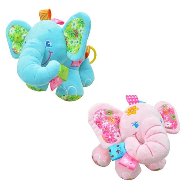 Dsseng Plush Elephant Music Baby Toys 0 3 6 9 12 Months, Cute Stuffed