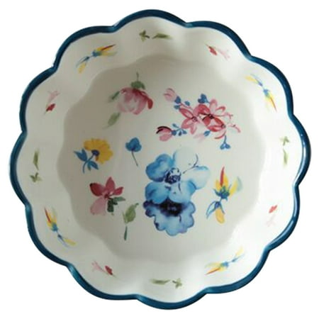 

NUOLUX 1Pc Fruit Bowl Salad Bowl for Kids Ceramic Bowl for Home Tableware (Blue)