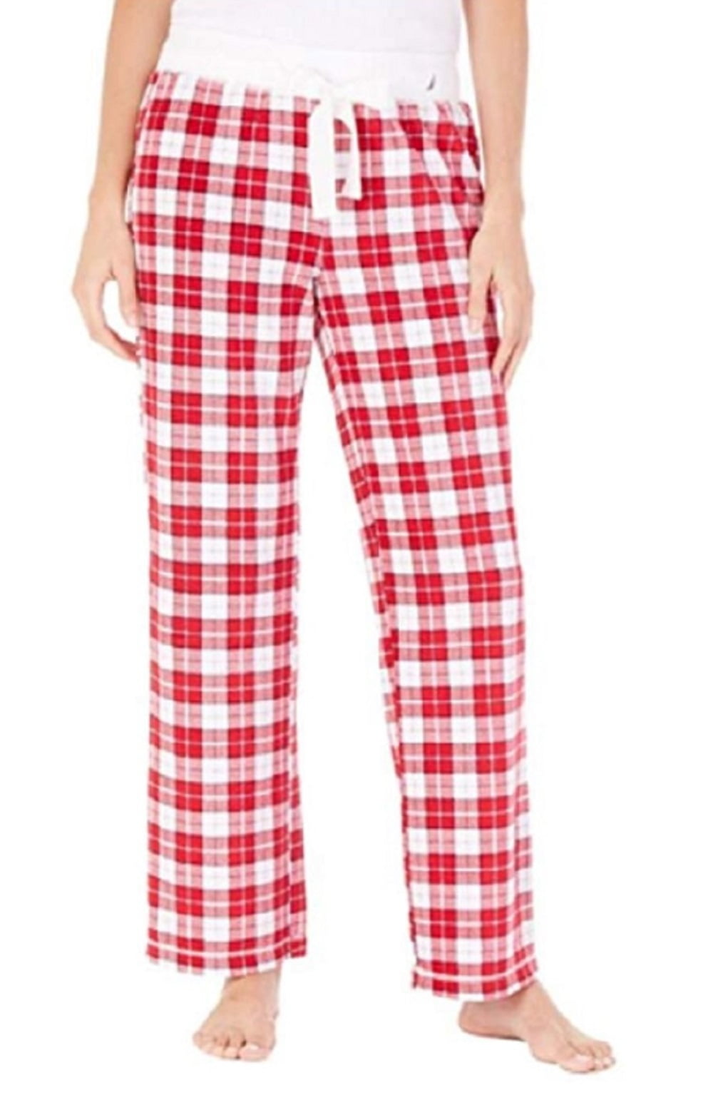 Nautica Women's Pajama Bottom Pant - Red Plaid (XL) - Walmart.com
