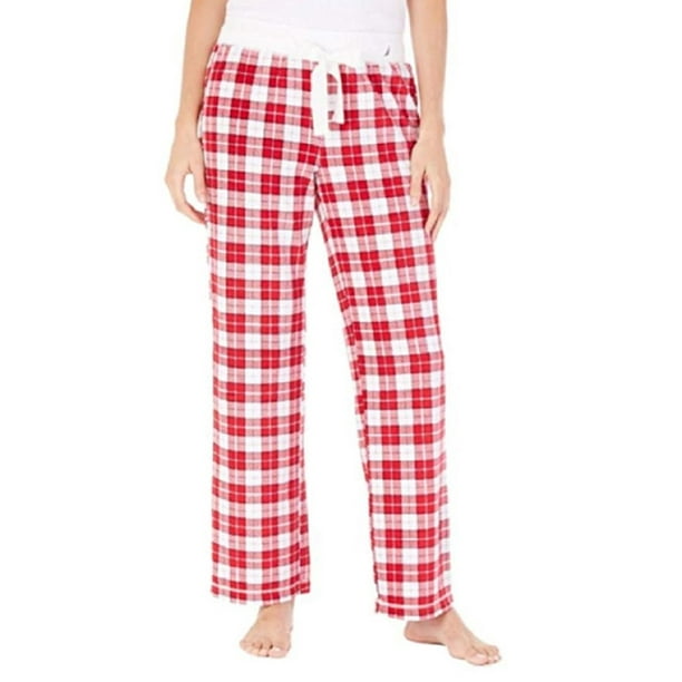 Nautica - Nautica Women's Pajama Bottom Pant - Red Plaid (XXL ...