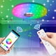 thumbnail image 1 of Fiudx Lámpara de Techo Led Musical con Altavoz Bluetooth, Opciones de Cambio de Color Rgb, Control Remoto y Desde Smartphone, Brillo y Volumen de Música Ajustables, Iluminación para Dormitorio y Sala, 1 of 6