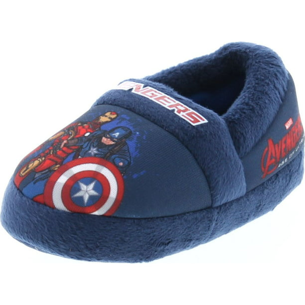 Marvel - Avengers Slipper Toddler Round Toe Canvas Slipper - Walmart ...