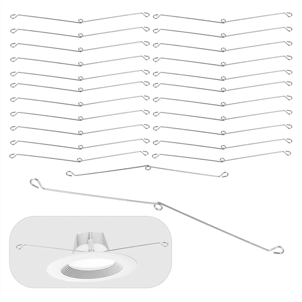 24 Clips de Resorte para Iluminación Empotrada, Clips de Resorte de Torsión para Iluminación Empotrada, Accesorios de Iluminación Empotrada