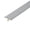 Brushed Chrome, variant on Outwater T-Molding 13/16 Inch Polished Brass Flexible PVC Metallic Tee Moulding 25 Foot Coil