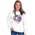 thumbnail image 3 of The Smurfs Are Bigger in Texas State Sweatshirt for Men or Women Brisco Brands S, 3 of 6