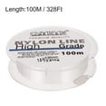 thumbnail image 2 of Unique Bargains 328FT 6lb 1.5# Fluorocarbon Coated Monofilament Nylon Fishing Line String Wire Clear, 2 of 7