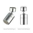 thumbnail image 2 of TFixol Faucet Aerator 360 Degrees Swivel Faucet Spray Aerator Kitchen Tap Water Saving Nozzle Sprayer Big Angle Bathroom Basin Dual-function Lengthen Extender, 2 of 5
