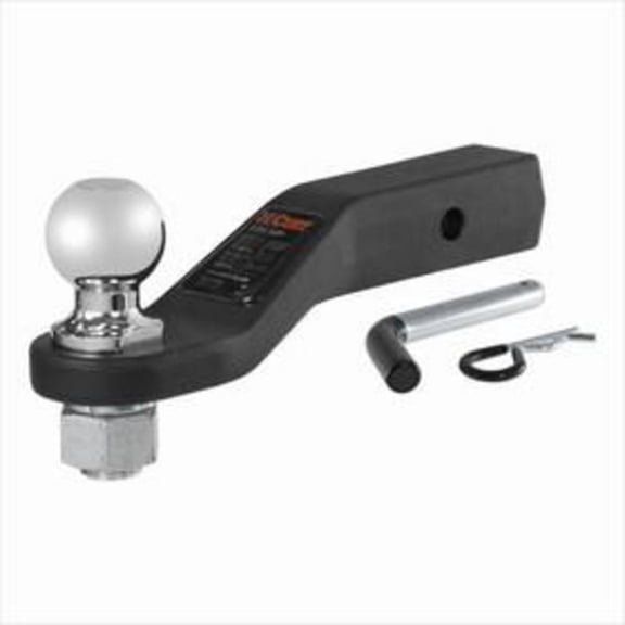 CURT 45331 Trailer Hitch Mount with 2-5/16-Inch Ball & Pin, Fits 2-Inch Receiver, 15,000 lbs, 2-In Drop