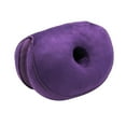 thumbnail image 4 of Cojín para Sil de Oficina, Espuma Viscoelástica, Soporte para Espalda, Cojín para Asiento , Asiento de Rosquil para Hemorroides, Púrpura perfecl Memory Foam Cushion Pillow, 4 of 8