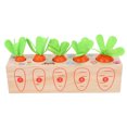 thumbnail image 2 of Juego de combinación de zanahorias, juego de zanahoria de madera, juguete infantil de aprendizaje temprano, juguete de habilidad motora fina, diseño de última generación, 2 of 9