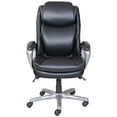 thumbnail image 2 of SertaÂ® Smart Layersâ„¢ AIR Arlington Executive Chair, Black/Pewter, 2 of 5