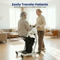 thumbnail image 4 of VOCIC Sit to Stand Lift for Seniors, One-Step Standing Aid Transfer Unit with Wheels, Home Use, 4 of 9