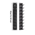 thumbnail image 3 of Wall Mounted Baseball Cap Organizer Rack Multilayer Storage Display Holder Strong Hooks For Closet Door Bedroom, 3 of 3