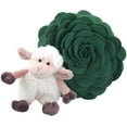 thumbnail image 5 of Fennco Styles Eva's Flower Garden Decorative Throw Pillow with Insert - 13 inch Round, 5 of 7