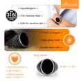 thumbnail image 4 of ‎555Jewelry Stainless Steel Signet Rings for Men, Scales Signet Ring for Men, Antique Style Ring for ‎Men, Retro Vintage Ethnic Celtic Seal Oval Black Onyx Ring for Men, Silver, Size 12, 4 of 4