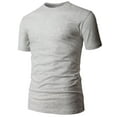 thumbnail image 2 of H2H Men's Basic Fashion Crew-neck T-sihrt ASHGRAY US XL/Asia 2XL (CMTTS0198), 2 of 6