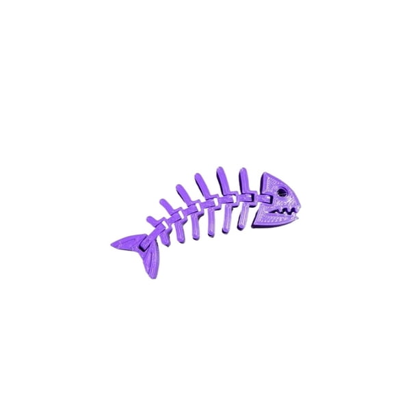 1PC fish-shaped movable 3D printing