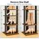 thumbnail image 3 of HOOBRO Zapatero Vertical de 8 Niveles, Organizador de Almacenamiento de Zapatos de Madera con Ganchos, Torre de Zapatos Estrecha para 8 Pares, Ahorro de Espacio, para Entrada, Sala de Estar, Dormitori, 3 of 5