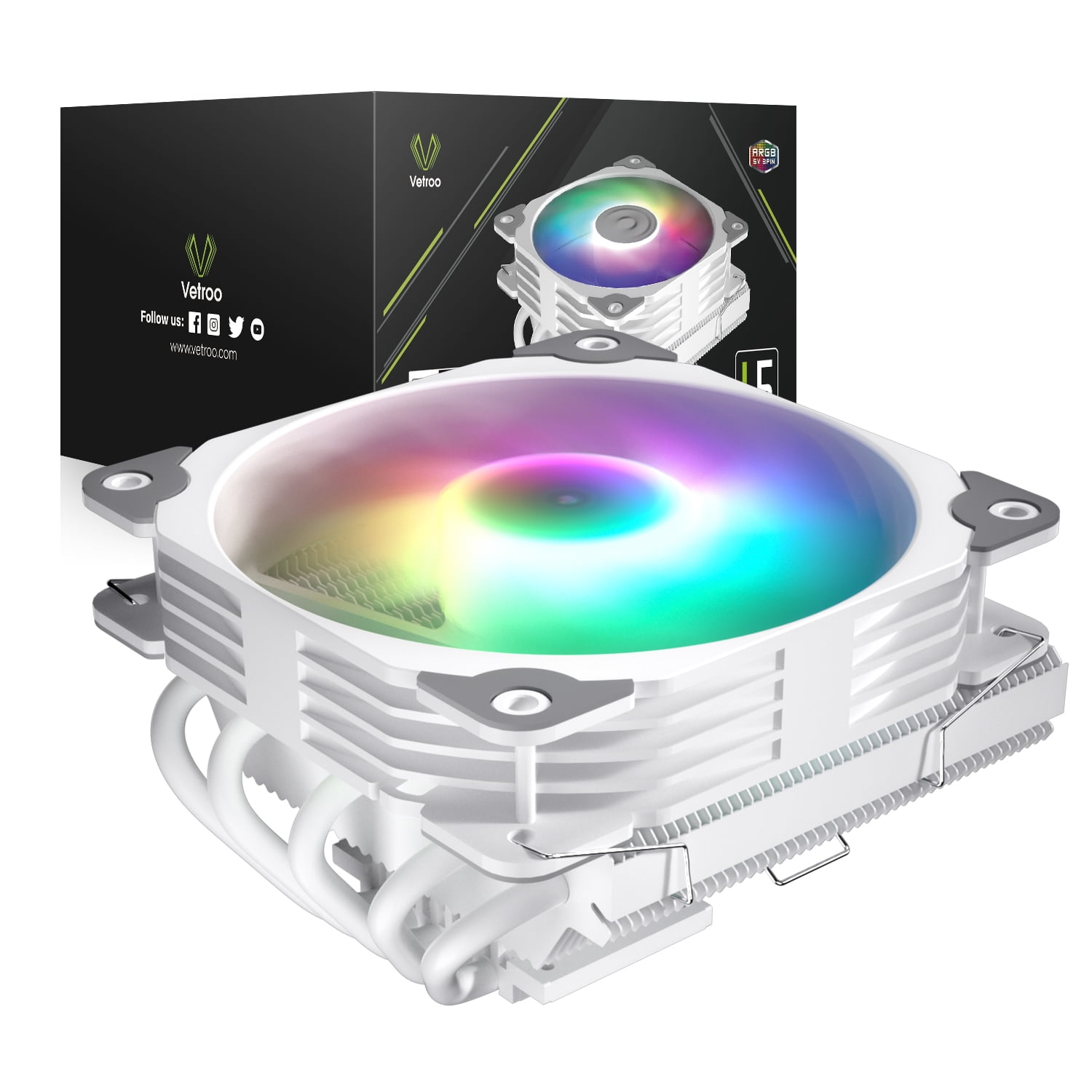 Vetroo L5 White Low Profile Cpu Air Cooler For Amd Ryzen Am4 Intel Lga10 115x W 5 Heatpipes And 1mm Quiet Pwm Fan Walmart Com Walmart Com Vetroo L5 White Low Profile Cpu Air Cooler For Amd Ryzen Am4 Intel Lga10 115x W 5 Heatpipes And 1mm Quiet Pwm Fan Walmart Com Walmart Com