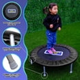 thumbnail image 2 of Sportspower My 1st Trampoline 36" Indoor/Outdoor Mini Rebounder Trampoline with No-Gap Padded Cover, for Toddlers & Kids Aged 3 to 10, Max Weight Capacity 220 LBS - BLACK, 2 of 5