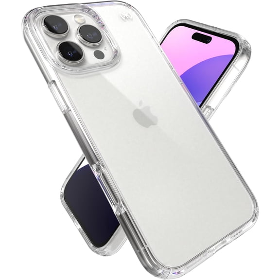 Speck Clear iPhone 16 Pro Max Case - Slim Phone Case iPhone 16 Pro Max - iPhone 16 Pro Max Phone Case - Presidio Perfect Clear