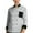 Light Gray, variant on Unisex Long Sleeve Chef Uniforms Restaurant Kitchen Workwear Hotel Catering Staff Clothing Male Female Uniforms