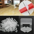 thumbnail image 2 of Tile Leveling System Clips, 100/200 Pcs DIY Tiles Leveler Spacers, Tile Leveling System for Professional Ceramic Tile and Stone Installation, 2 of 7