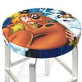 thumbnail image 3 of Lsque Scooby-Doo Round Bar chair cushion covers Velvet Fabric Premium Comfort Protects from Scratches and Stains for 14-17 Inch Chair- 13 inch, 3 of 7