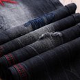 thumbnail image 4 of Casual Jeans Men Ripped Denim High-quality Hip Hop Design Trouser, 4 of 5