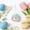 Blue A-BU Home Decor, variant on karymi Fuzzy Bunny Tail Pom Pom Hanging Easter Ornaments, Soft Fabric Decorations for Tree Wreath Garland, Colorful Spring Party Decor House Decor Gift Ideas
