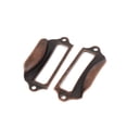thumbnail image 3 of Uxcell Office Library File Drawer Tag Frame Label Holder Pull Handle Copper Tone 20Pcs, 3 of 3