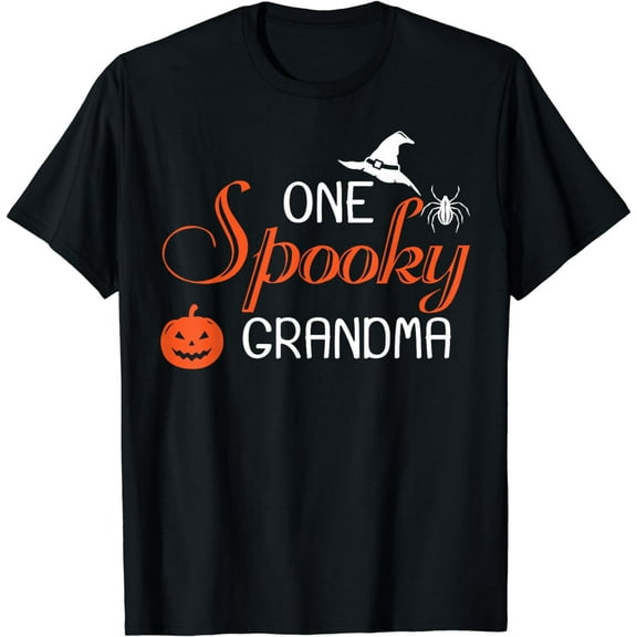One Spooky Grandma Funny Family Halloween Matching Gift T-Shirt