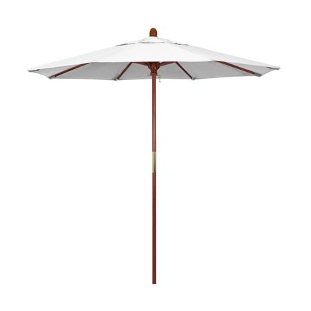 7.5 ft. Wood Market Umbrella Pulley Open Marenti Wood-Pacifica-Natural
