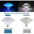 thumbnail image 3 of Pond Lights, RGB Underwater Lights Disco Party Lights, Multicoloured Swimming Pool Lights with 7 Lighting Modes for Fountain Pool Bars etc, LED Spa Light Floating Bath Lamp, 3 of 9