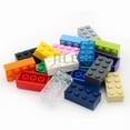 thumbnail image 2 of 100pcs Moc Creative Brick 2x4 3001 Basics Enlighten Classic DIY Building Blocks Bulk Compatible with Assembles Particles Toys beige 100pcs, 2 of 6