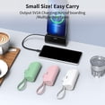 thumbnail image 2 of Mini Power Bank, 5,000mAh+5,000mAh Portable Charger 18W Compatible with iPhone 16 Series, Samsung, iPad Pro/Air, 2 of 9